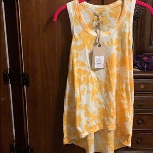 True Craft hello tye die tank top